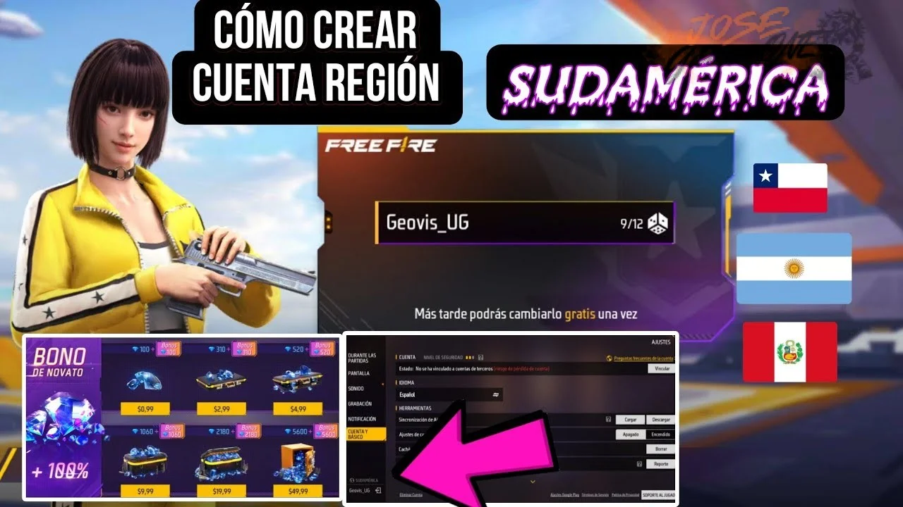 Abre la aplicación de Free Fire