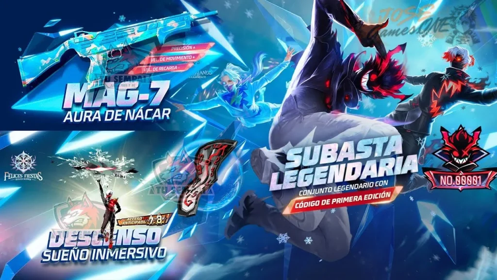 Agenda semanal Free Fire LATAM: eventos anticipados y recompensas diarias