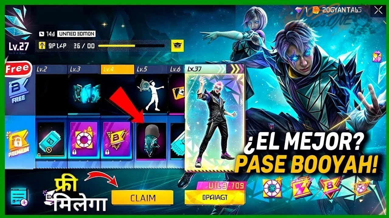 Aspectos prácticos para desbloquear personajes del Pase Booyah