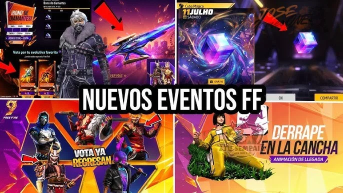 Aspectos prácticos para participar en los eventos de Free Fire esta semana
