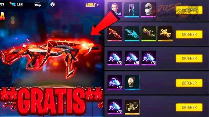 Aspectos prácticos para usar códigos de armas legendarias en Free Fire MAX