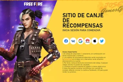 Códigos FF para personajes gratis