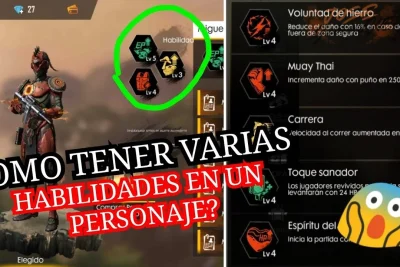 Cómo activar habilidades de personajes en Free Fire