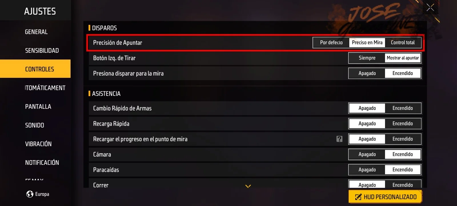 Cómo ajustar la sensibilidad en Free Fire para mejorar tu puntería en 2026