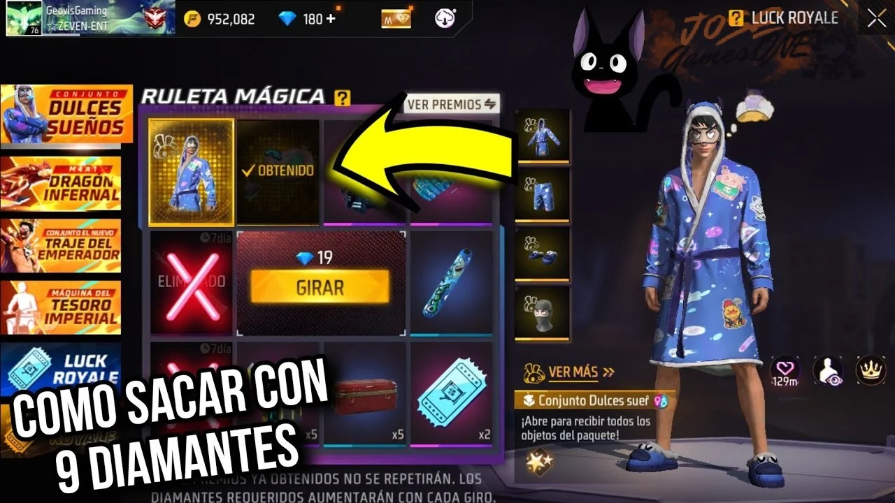 Cómo conseguir diamantes en eventos de ruleta