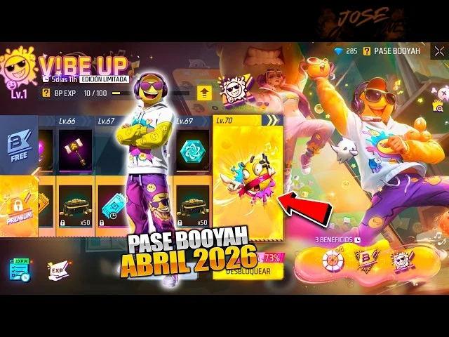 Cómo conseguir el Pase Booyah gratis en Free Fire