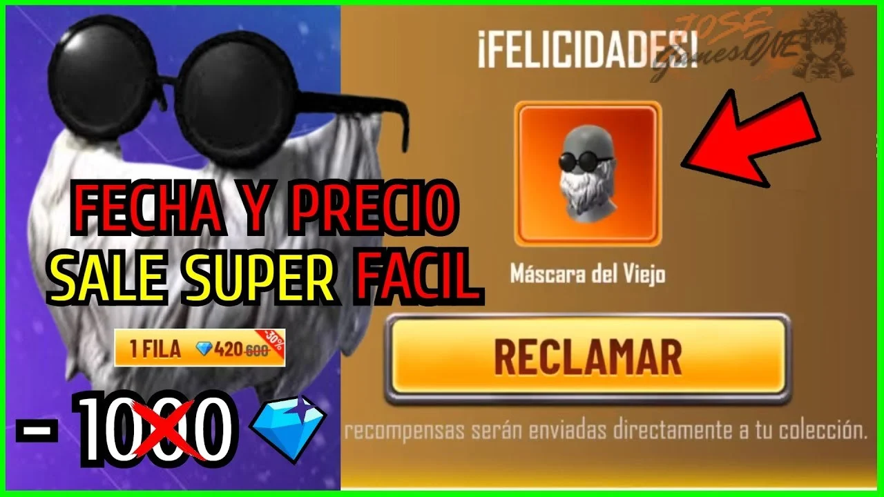 Cómo conseguir la Barba del Viejo y el emote Muerto de la Risa en Free Fire