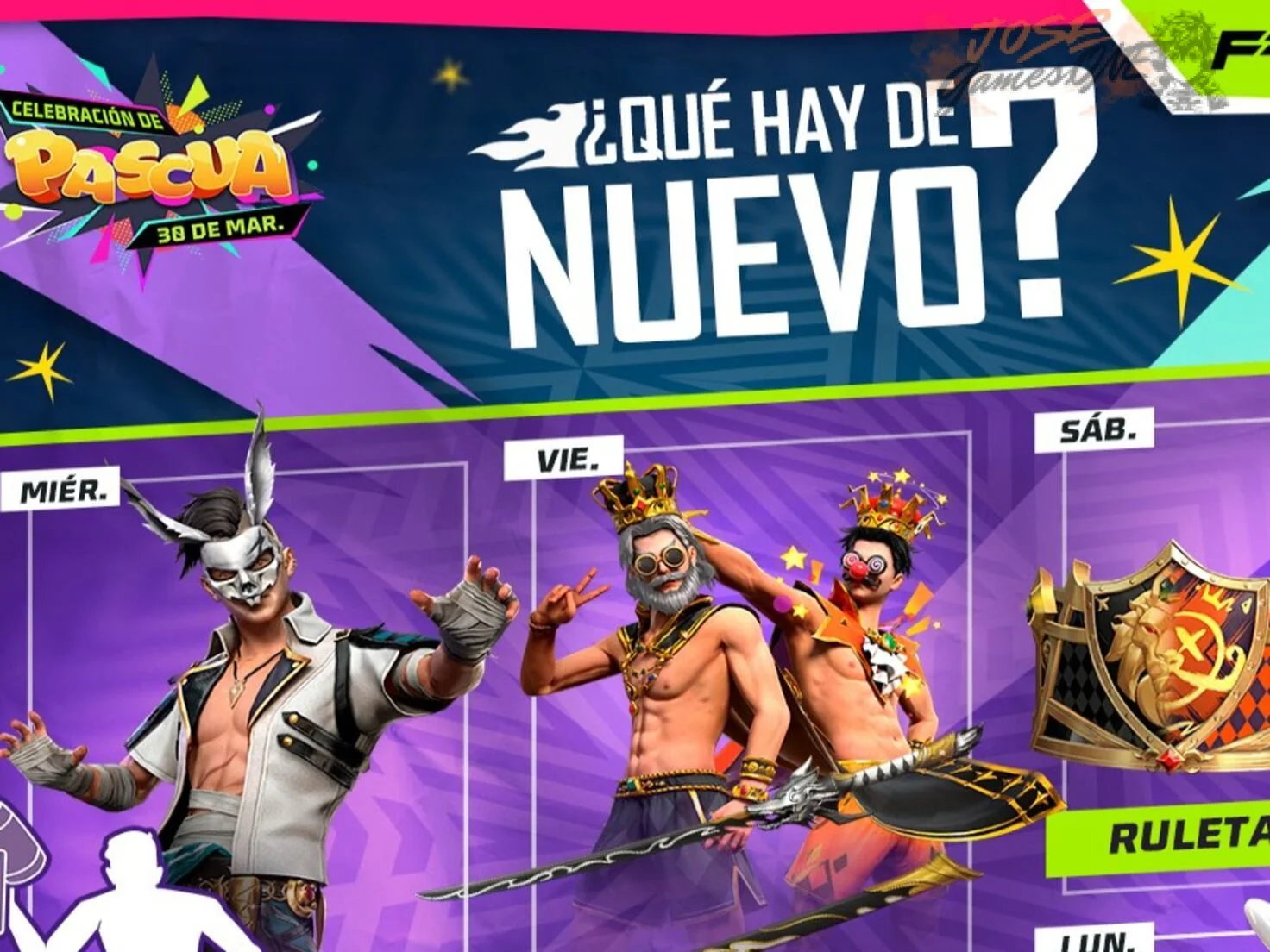 Cómo consultar el calendario semanal Free Fire actualizado desde la cuenta LATAM