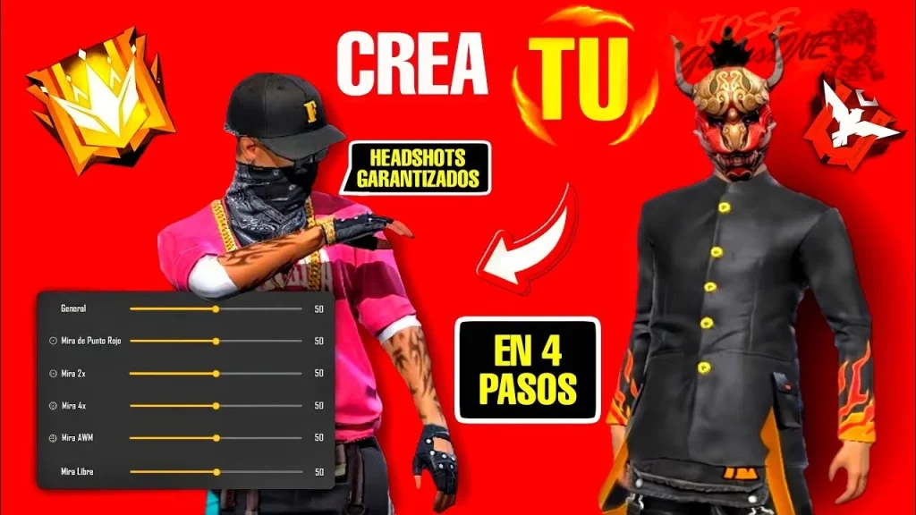 ¿Cómo crear tu propia sensibilidad en Free Fire?