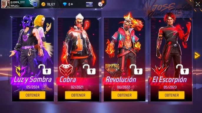 Cómo funciona el sistema de evolución de las skins en Free Fire