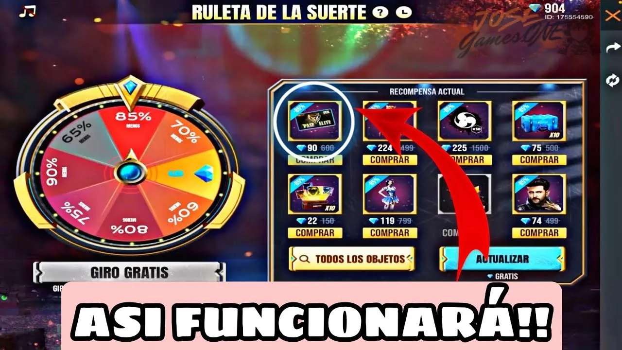 Cómo participar en el evento de la ruleta de la suerte