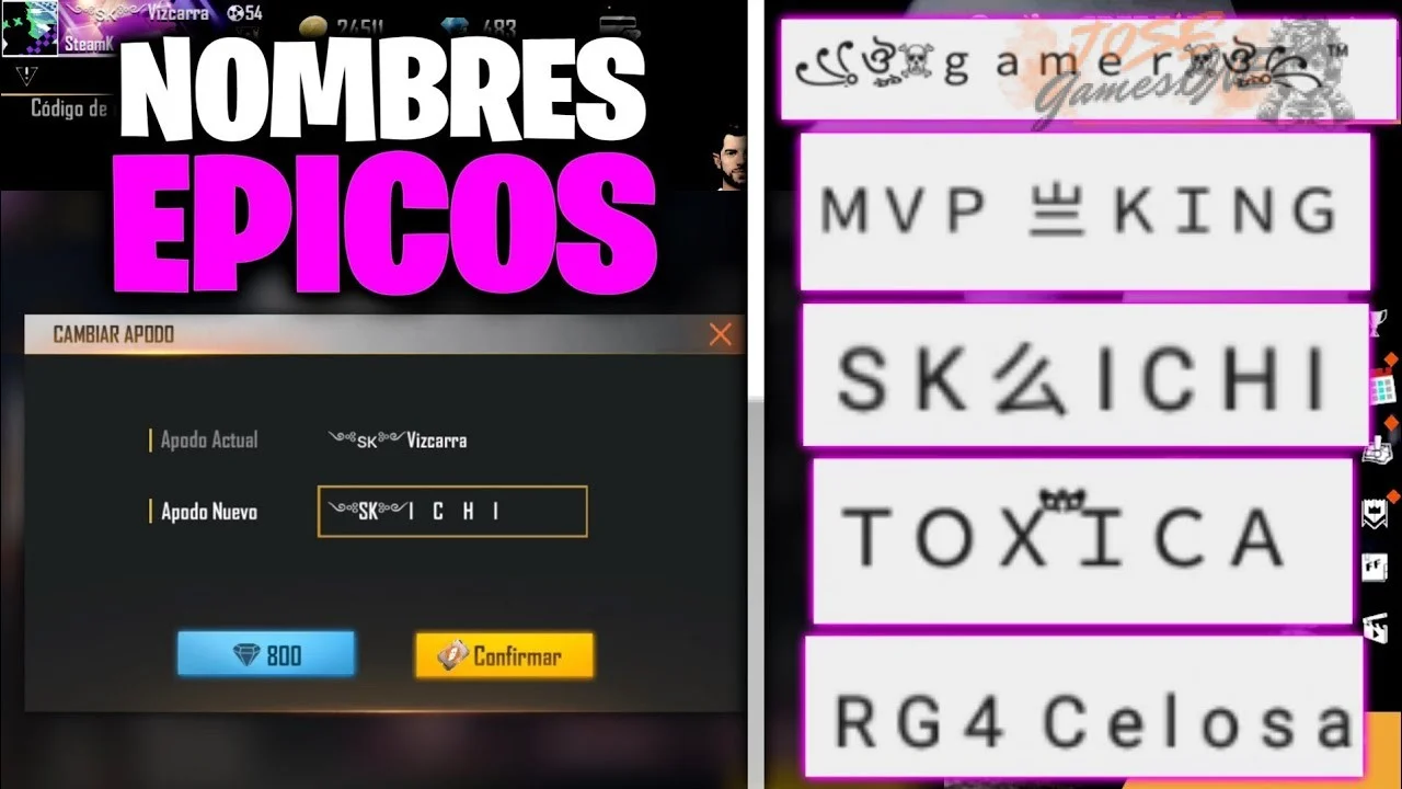 Conocer el nombre o palabra clave que quieras transformar