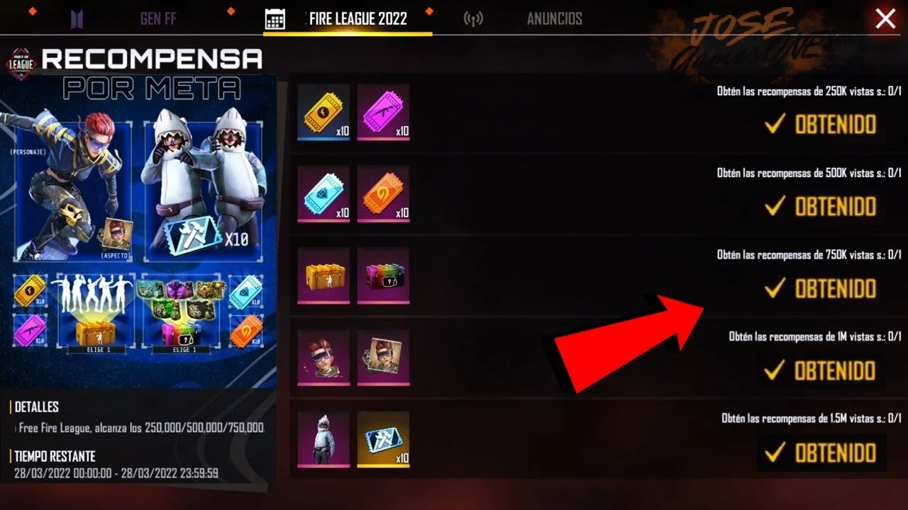 Contar con espacio en el inventario del juego