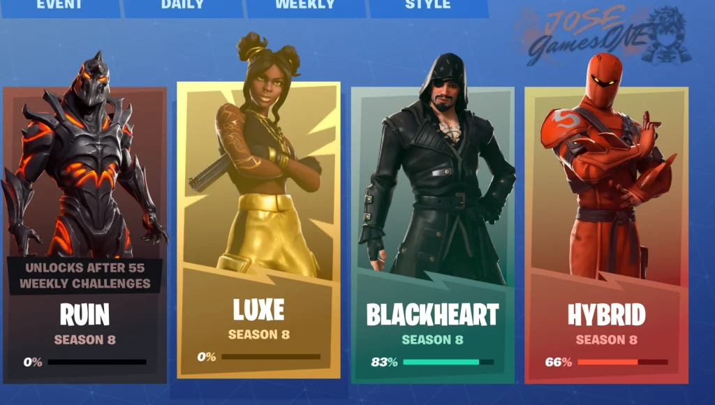 ¿Cosas que extraño del capítulo 1: Skins "evolutivas?