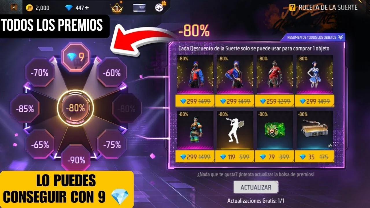 Diamantes garantizados al completar el evento por primera vez