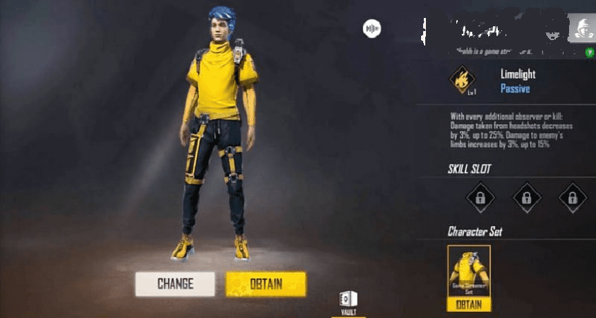 Diferencias en uso del personaje según el estilo de juego del jugador