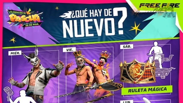 Eventos diarios de Free Fire en la agenda semanal del 12 al 17 de junio