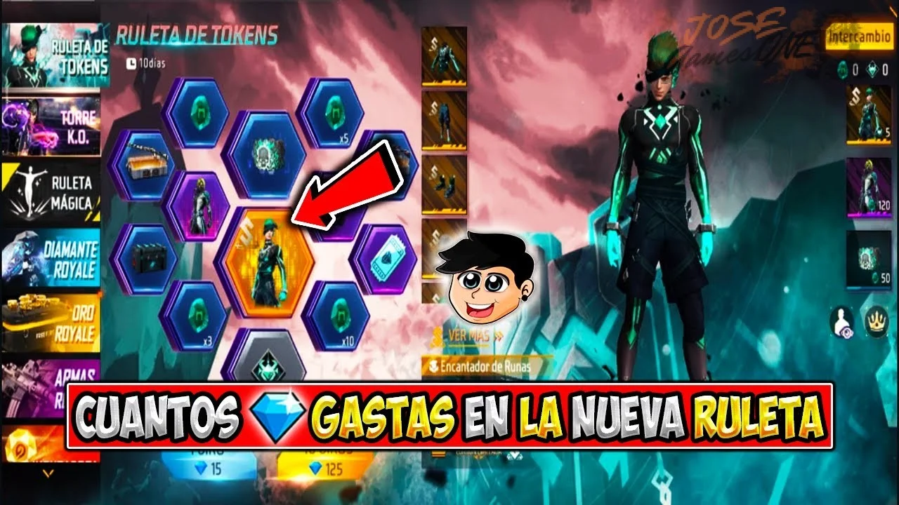 Frecuencia de eventos de Garena que incluyen ruletas gratuitas