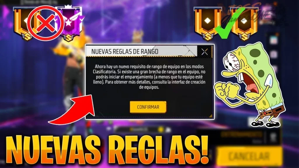 ¿Free Fire: Nuevas Reglas de Emparejamiento para Rangos?