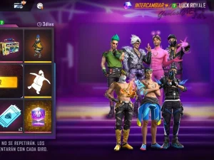 Guía de ruletas de skins en Free Fire para Latinoamérica