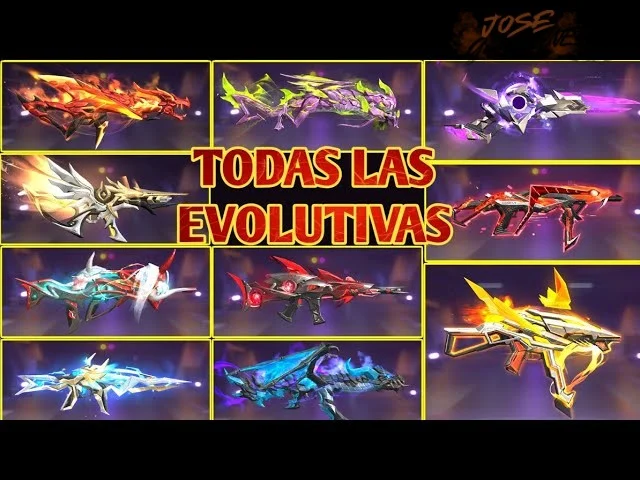 Mecánica de nivelación y habilidades especiales por arma evolutiva