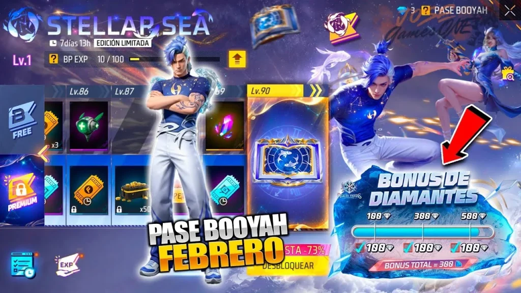¿Pase Booyah Free Fire 2026 — Eventos, skins y diamantes?