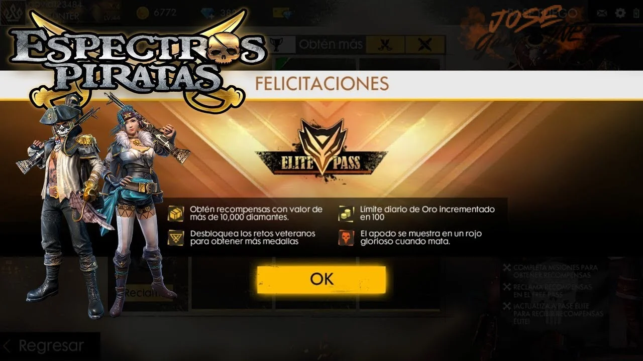 Paso 1 — Desbloquear recompensas del Pase Elite Gratuito