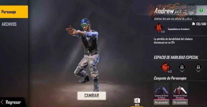 Personajes con habilidades defensivas que protegen en combates cerrados