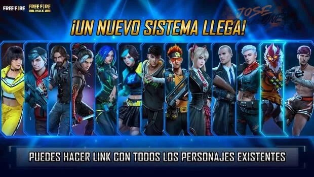 Personajes ya lanzados disponibles para desbloquear con el sistema LINK
