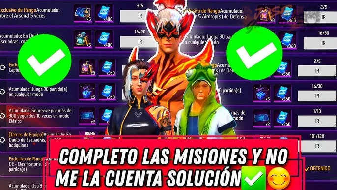 Priorizar misiones diarias y semanales para maximizar XP del Pase Booyah