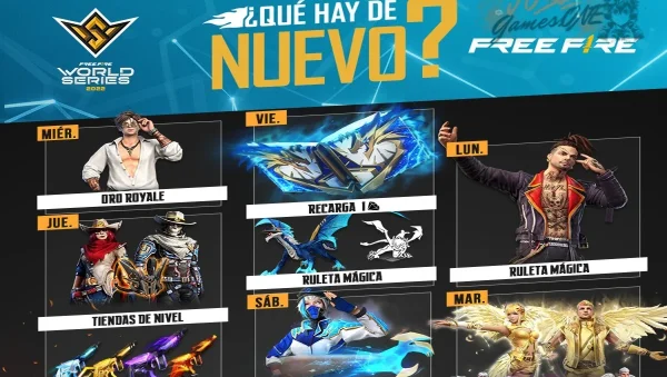 Qué eventos vienen esta semana en Free Fire