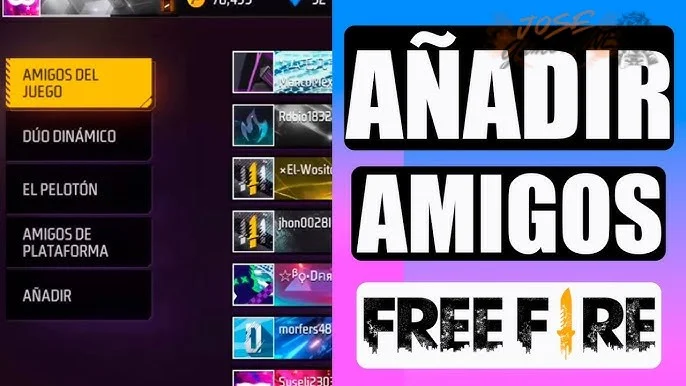 Requisitos para encontrar amigos en Free Fire Latinoamérica