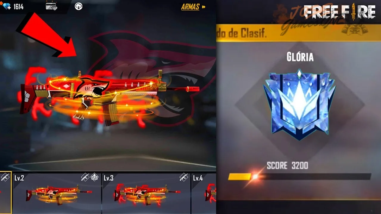 Skin evolutiva SCAR - Tormenta Plateada