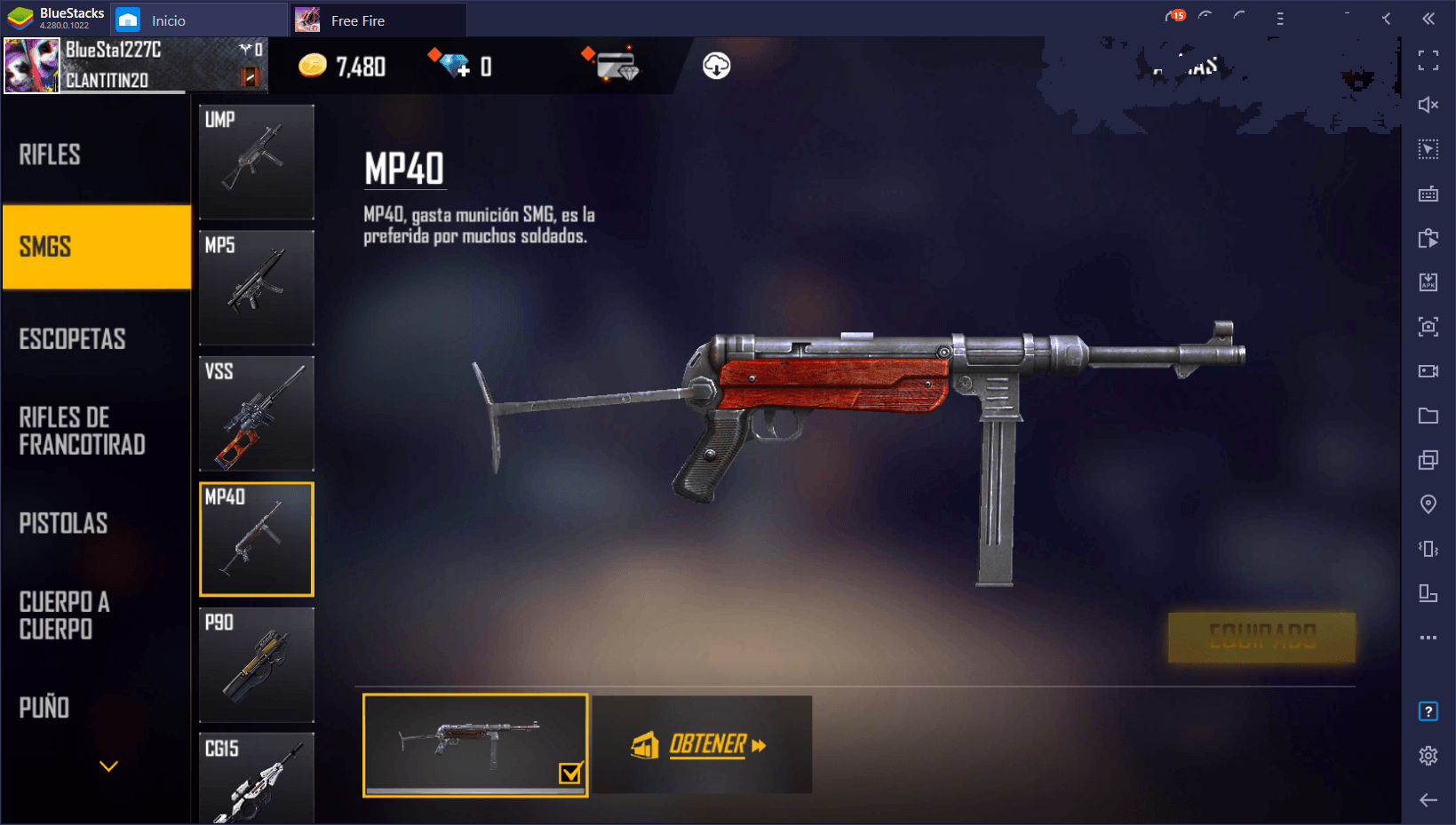 Subfusil MP40