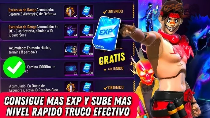 Trucos para completar el Pase Booyah rápido